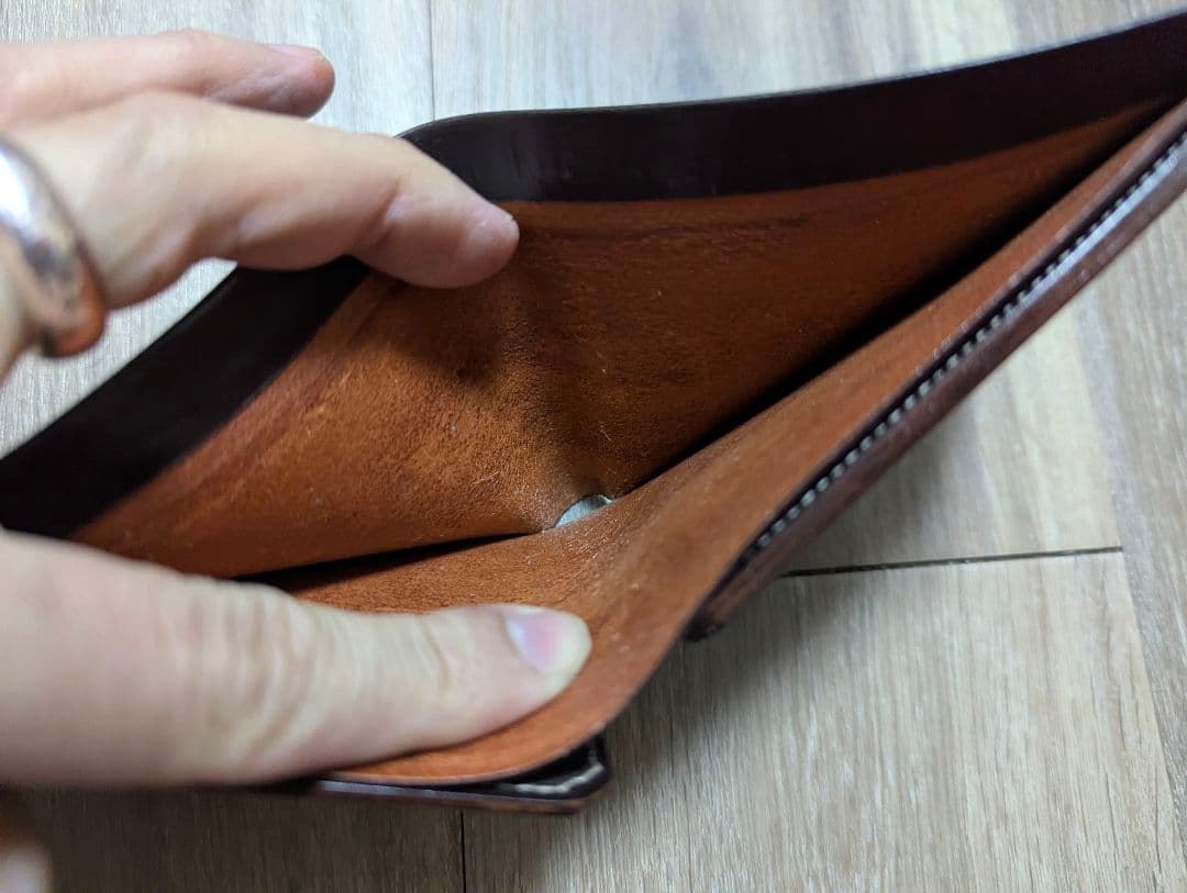 新品未使用 定価8万 ギルドオブクラフツ ブライドルレザー 財布 ジョンロブ ①