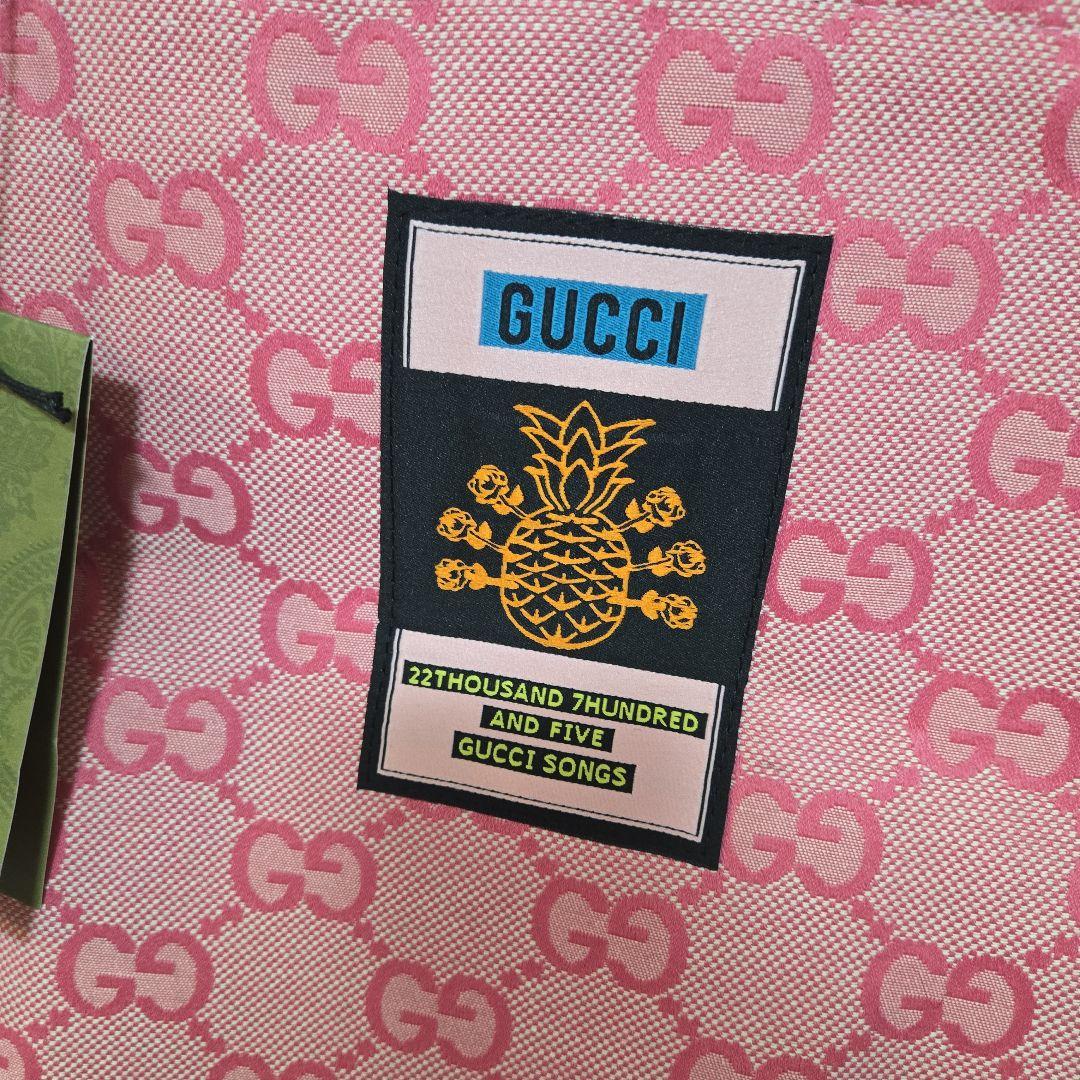 希少！1点のみ！GUCCI ロゴトートバッグ ノベルティ ピンク 大容量