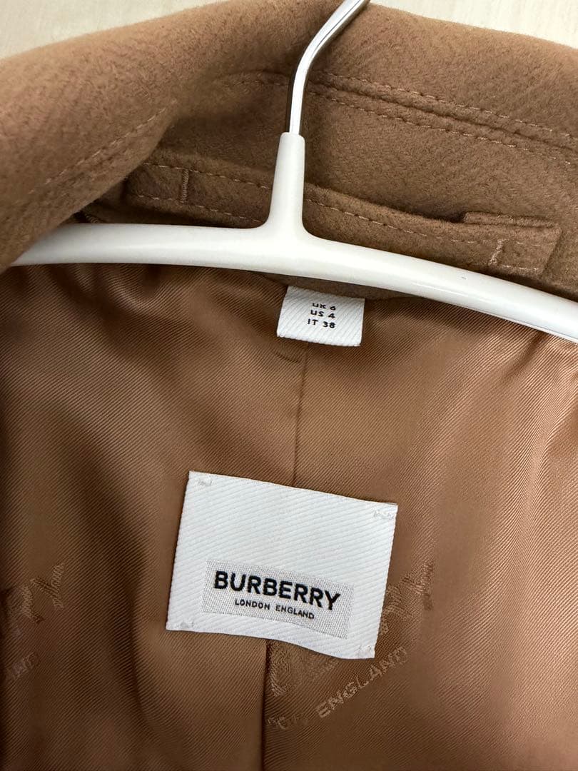 BURBERRY ブラウン ダブルブレストトレンチコート バーバリー