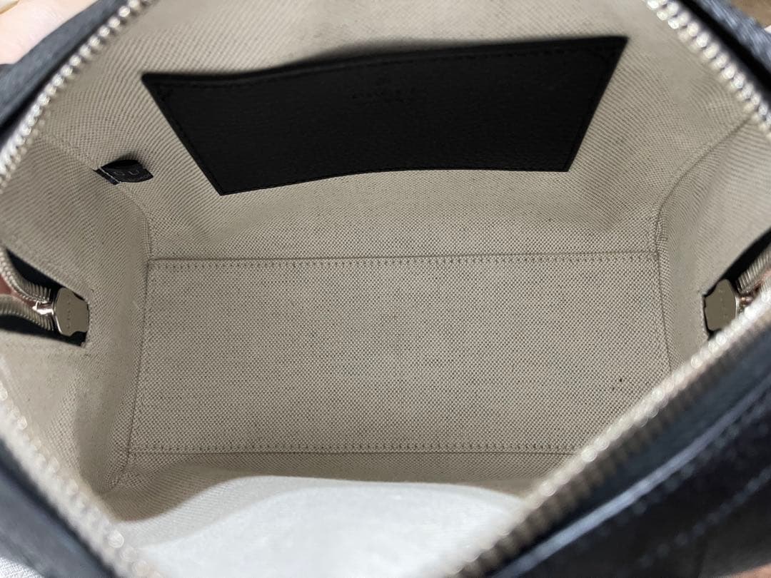 【本日限りセール】GUCCI ブラックレザージャンボGGミニダッフルバッグ