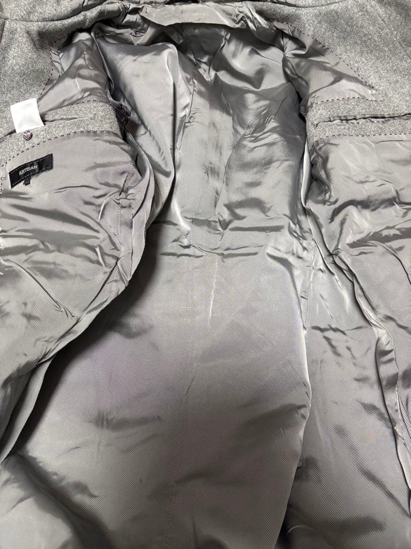 レア　ARTISAN ダッフルコート　グレー　カシミヤ　ウール　Ｓ　アルチザン