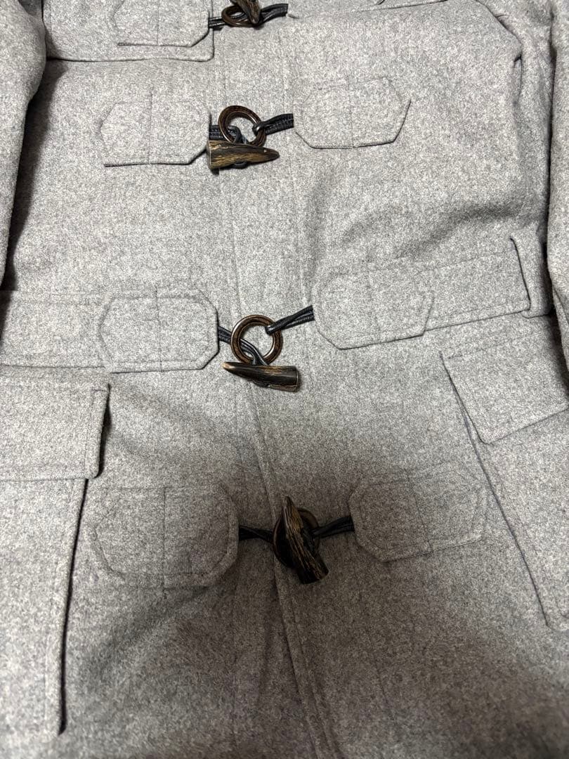 レア　ARTISAN ダッフルコート　グレー　カシミヤ　ウール　Ｓ　アルチザン