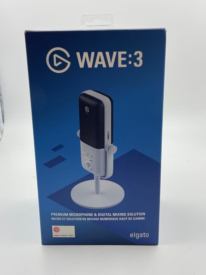 elgato WAVE:3 ゲーミングマイク White