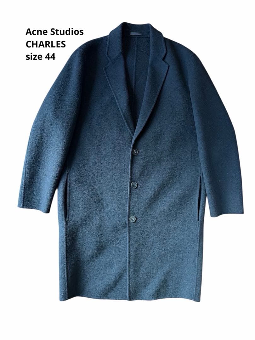 Acne Studios CHARLES ウールカシミヤ チェスターコート 44