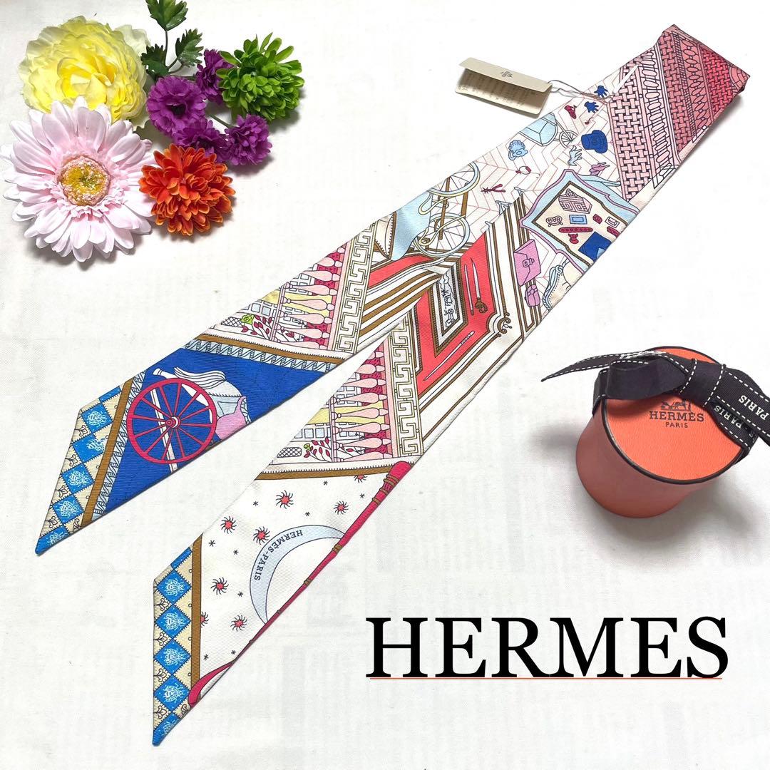 T【新品未使用】HERMES ツイリー オブジェ・ドゥ・キュリオジテ
