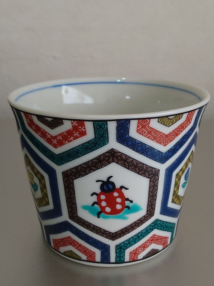 フェイラー ハイジ 九谷焼 (亀甲紋) ネイビー 【新品未使用・美品・完売品】