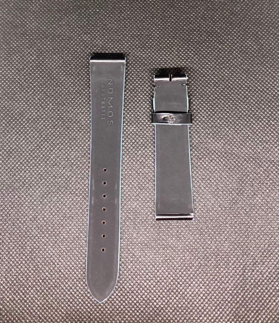 nomos ノモス　純正シェルコードバン　ウレタン　ストラップ　ベルト　18mm