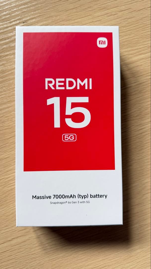 REDMI 15 5G 本体 128G グリーン