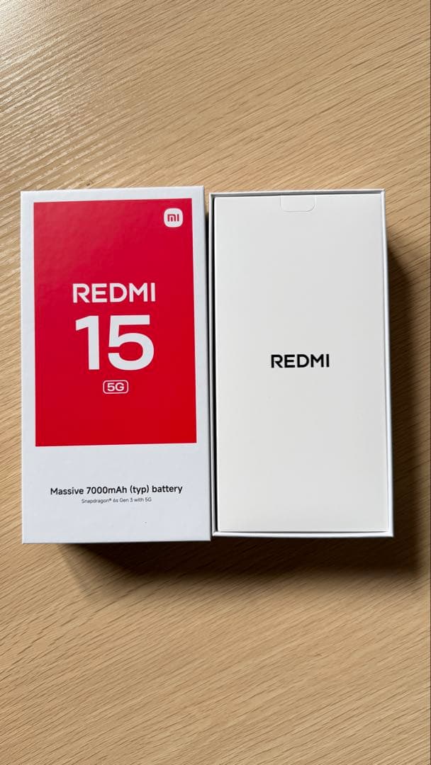 REDMI 15 5G 本体 128G グリーン