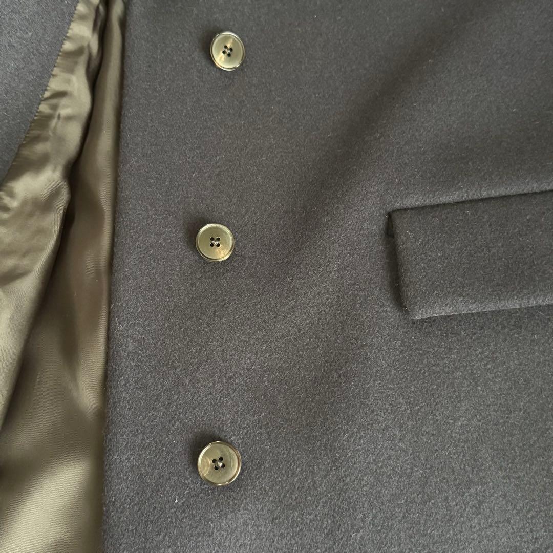 【極美品】YLEVE イレーヴ ウールロングチェスターコート ネイビー 日本製