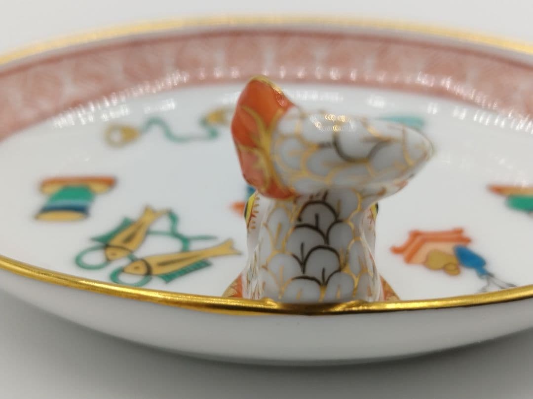 HEREND/ヘレンド　「シノワズリボワッソン」宝尽くし 小物入れ、ミニトレイ