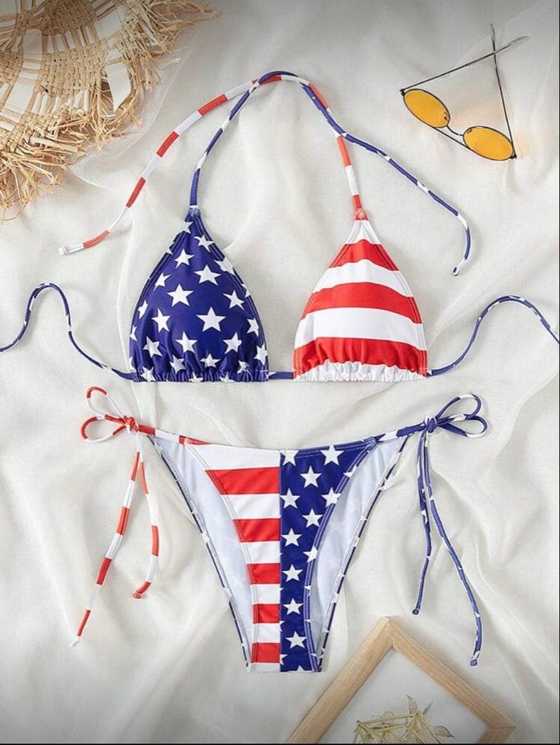 アメリカ国旗デザイン ビキニ まとめセット