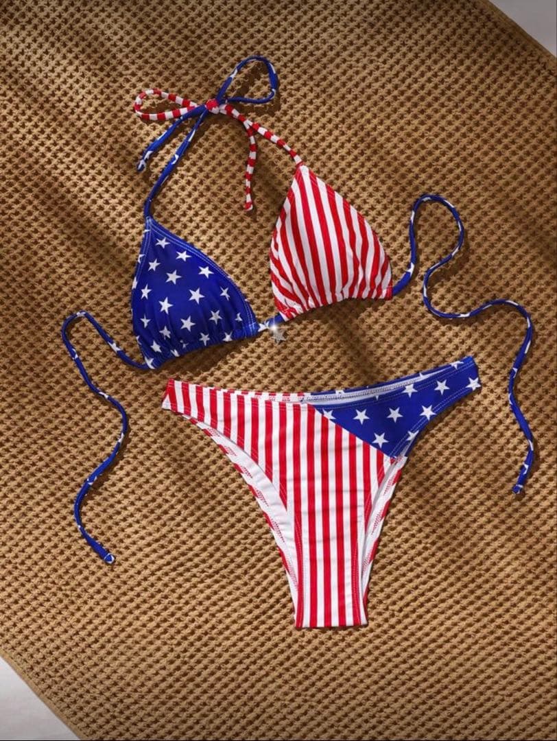 アメリカ国旗デザイン ビキニ まとめセット