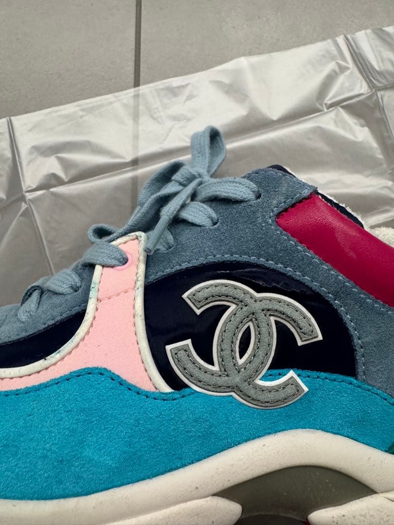 ピコ吾郎Chanel カラフルスニーカー 23.5サイズ