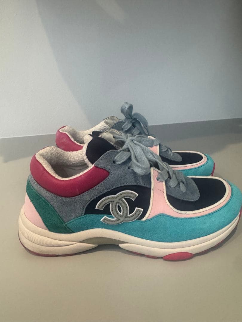 ピコ吾郎Chanel カラフルスニーカー 23.5サイズ