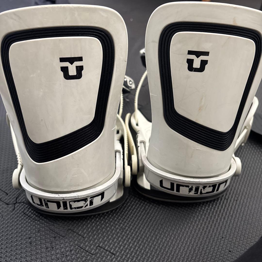 Union ultra スノーボードビンディング ホワイト