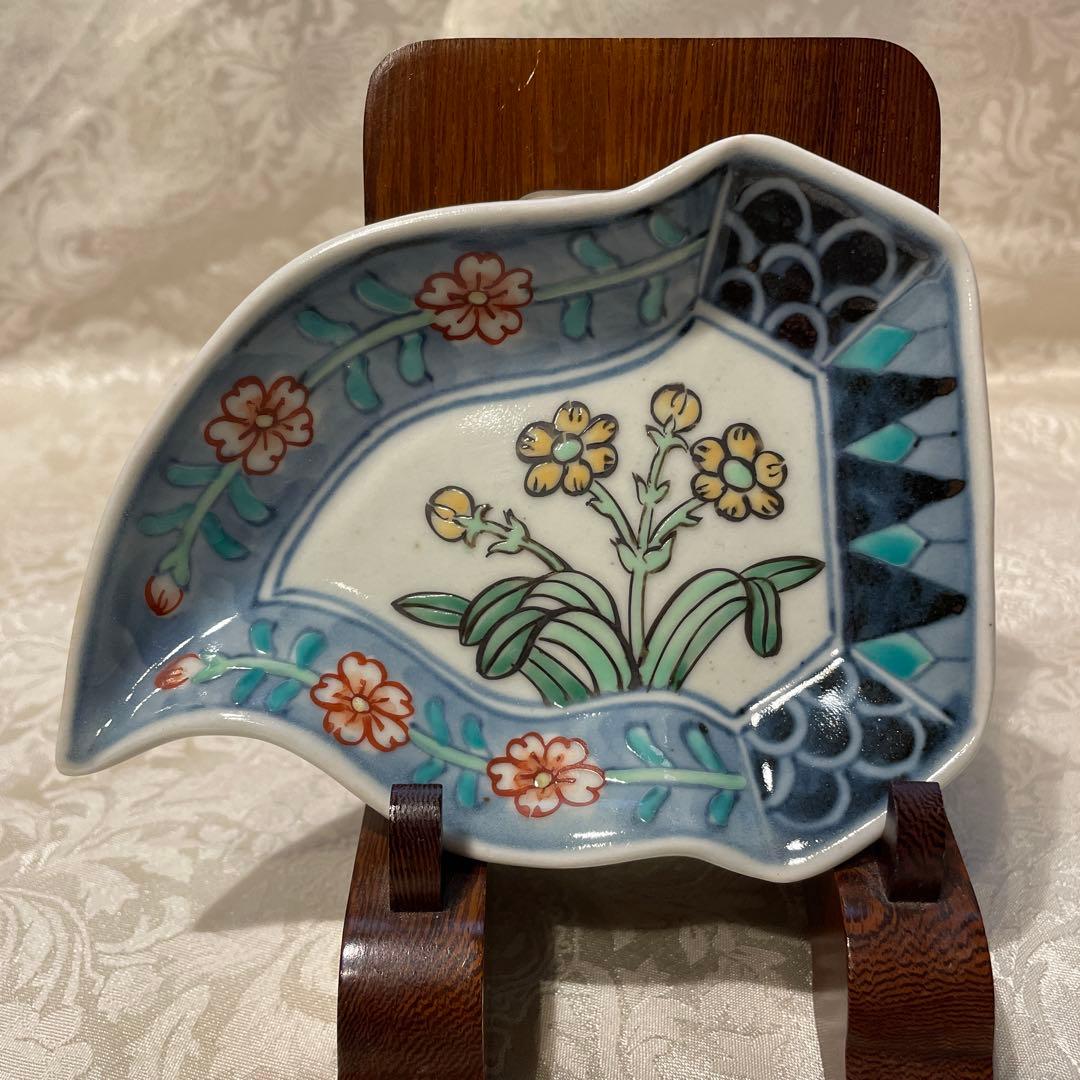 有田焼【佐藤走波】　小皿 五枚組 変形小皿