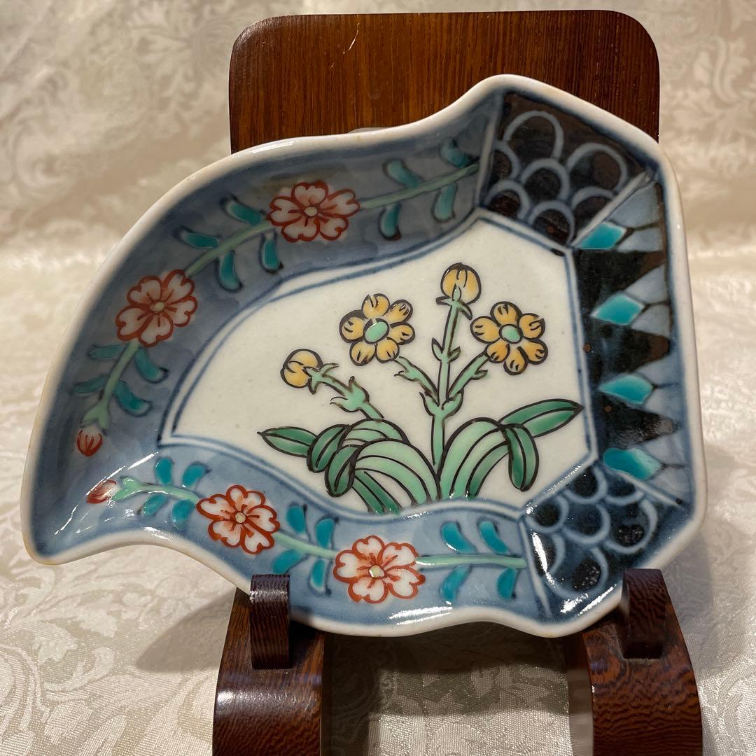 有田焼【佐藤走波】　小皿 五枚組 変形小皿