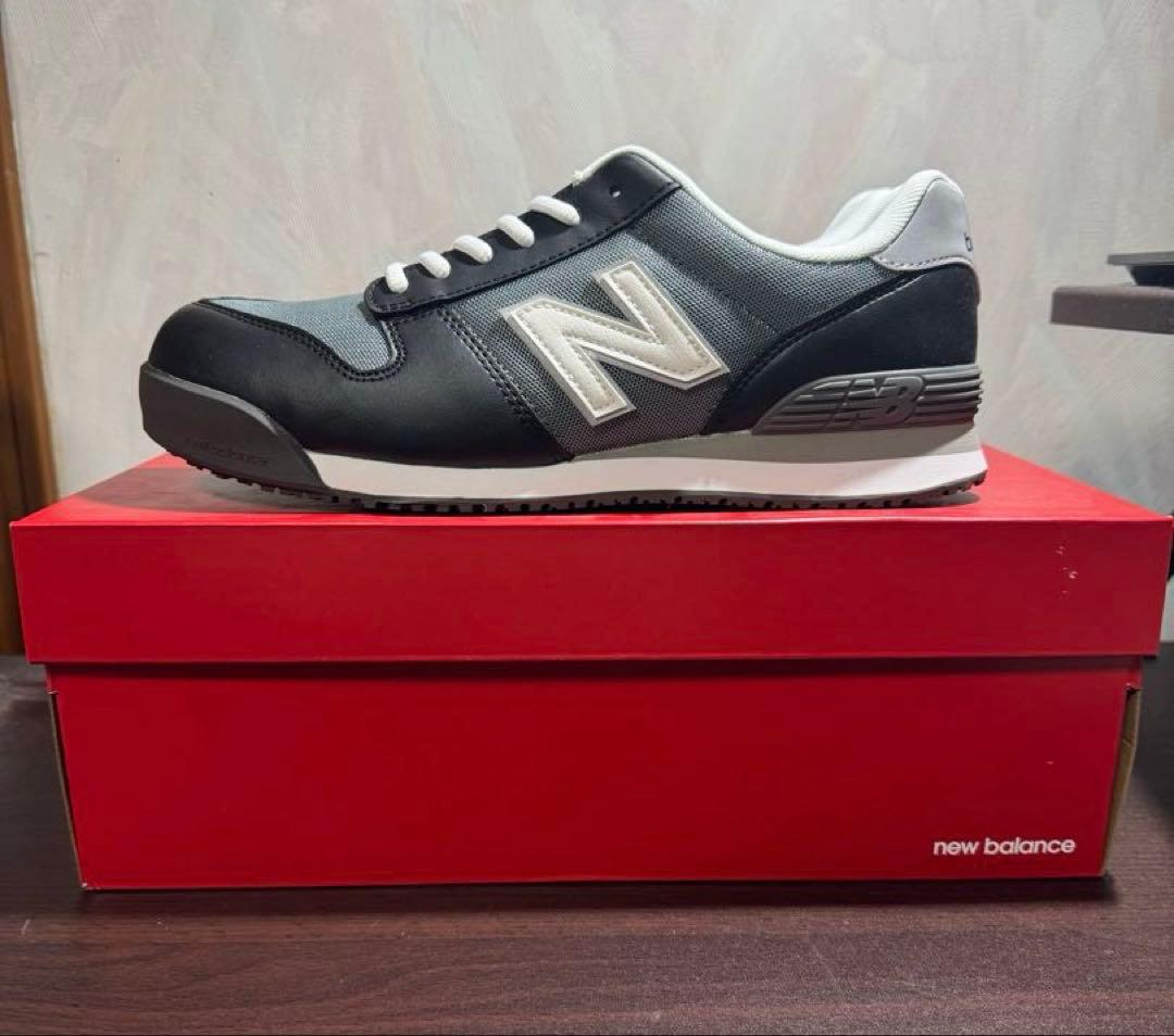 New Balance 安全靴 ブラック&グレー 26.5cm