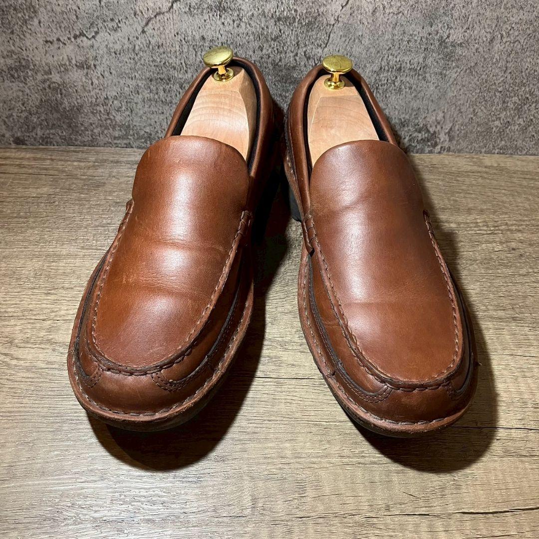 REGAL　リーガル　デッキシューズ　ブラウン　レザー　茶色　革