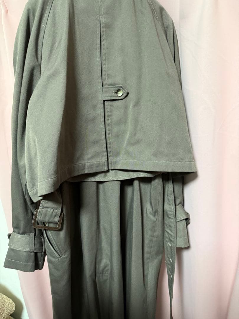 anuans 3wayトレンチコート　チャコールグレイ