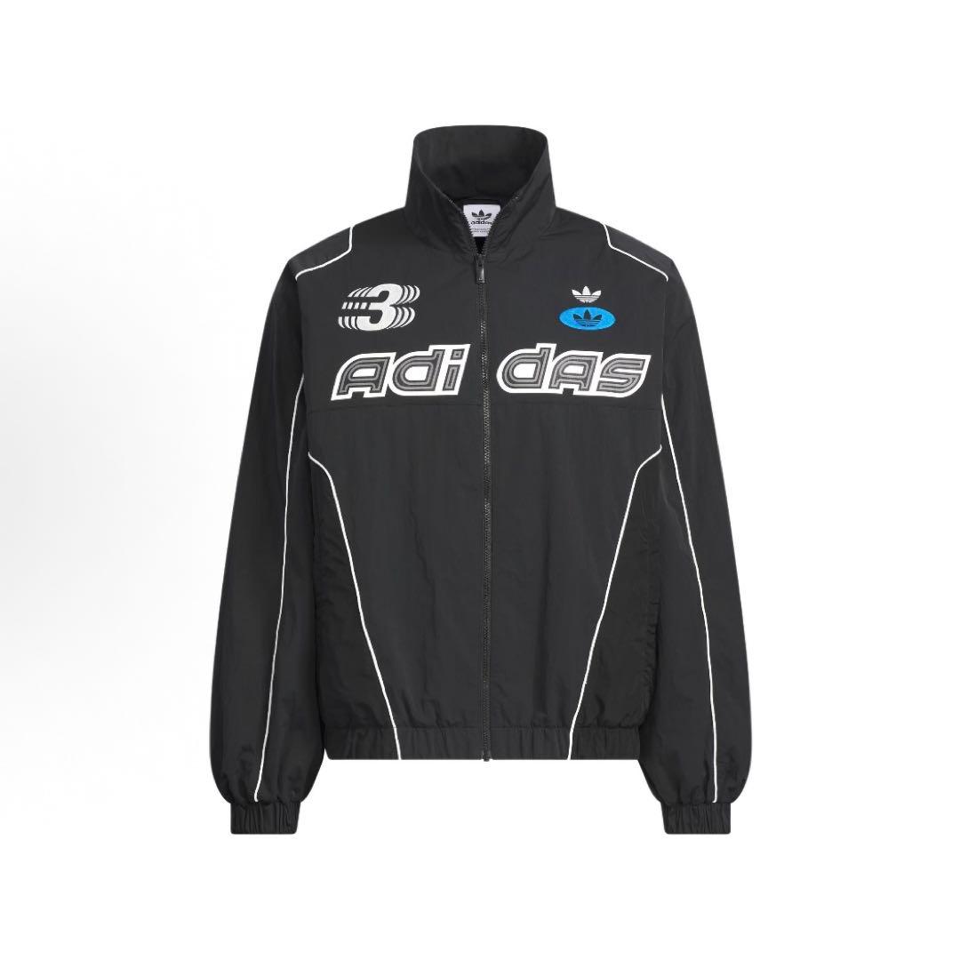 海外限定M ADIDAS レーシングジャケット black JM8033