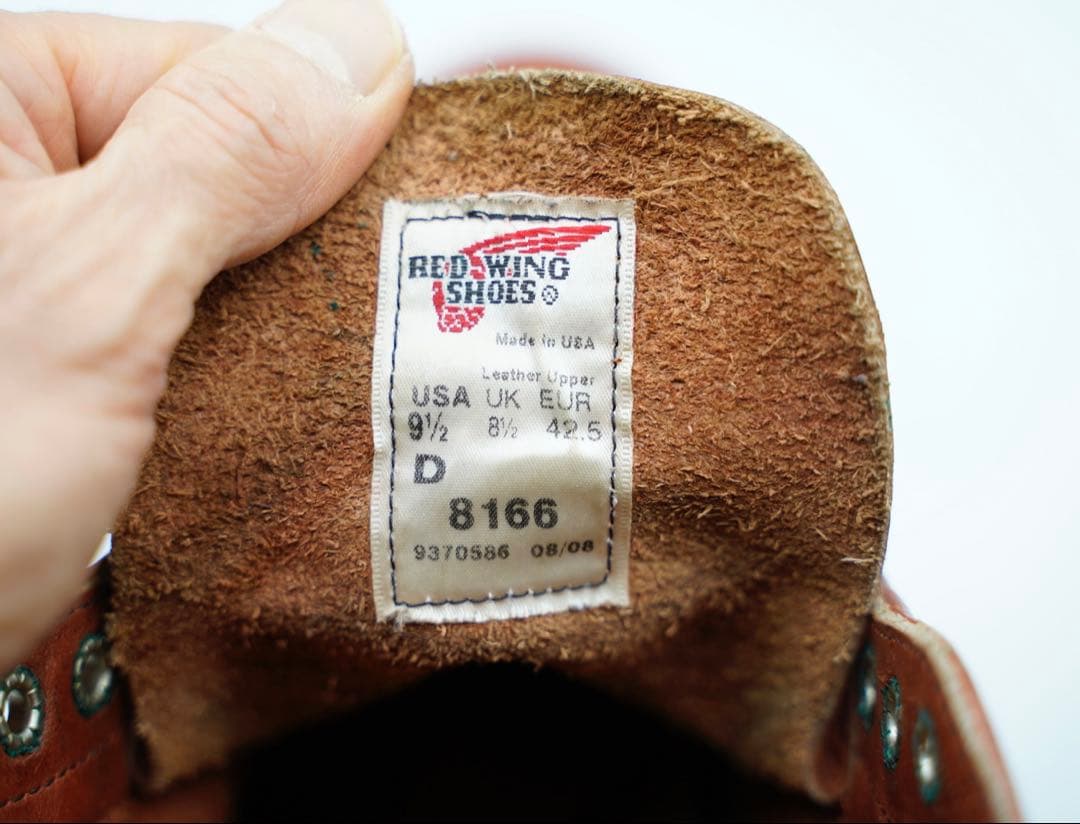 REDWING レッドウイング8166アイリッシュセッター　2008年製