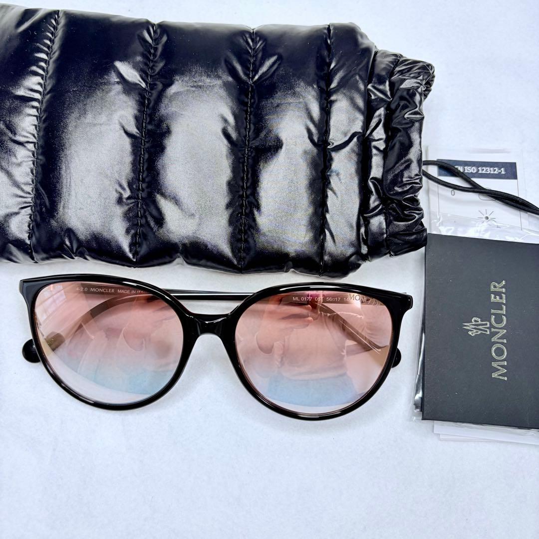 【新品】MONCLER モンクレール サングラス ML0177 ブラック