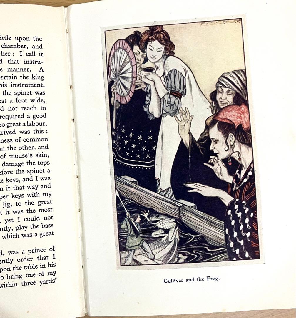 No174 貴重　アンティーク洋書 古書　アーサー·ラッカム　ガリバー旅行記