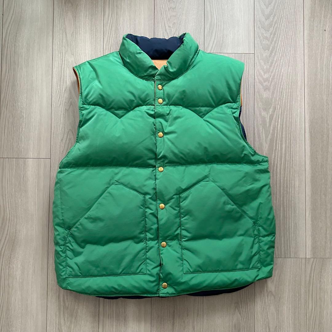 【RRL】Reversible Down Vest / XL / Lether