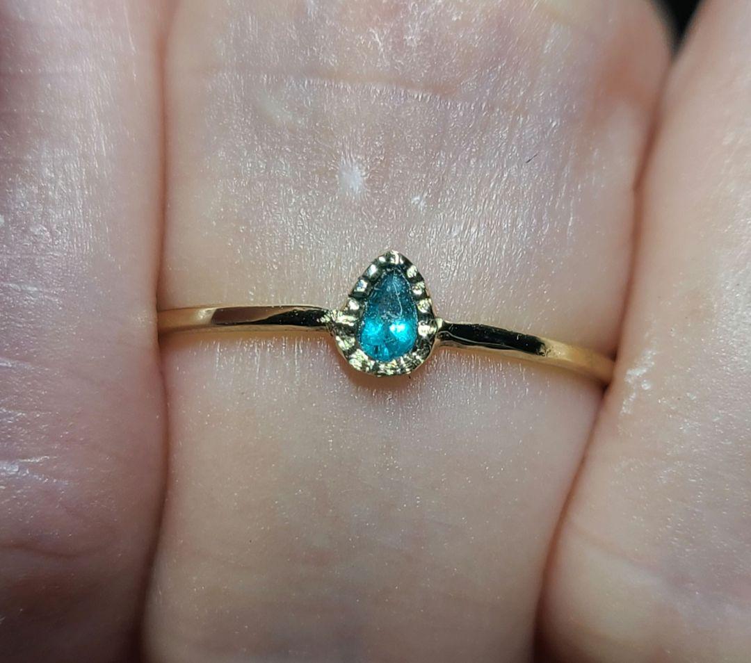 ふうた★ブラジルバターリャパライバトルマリン★リングオーダー