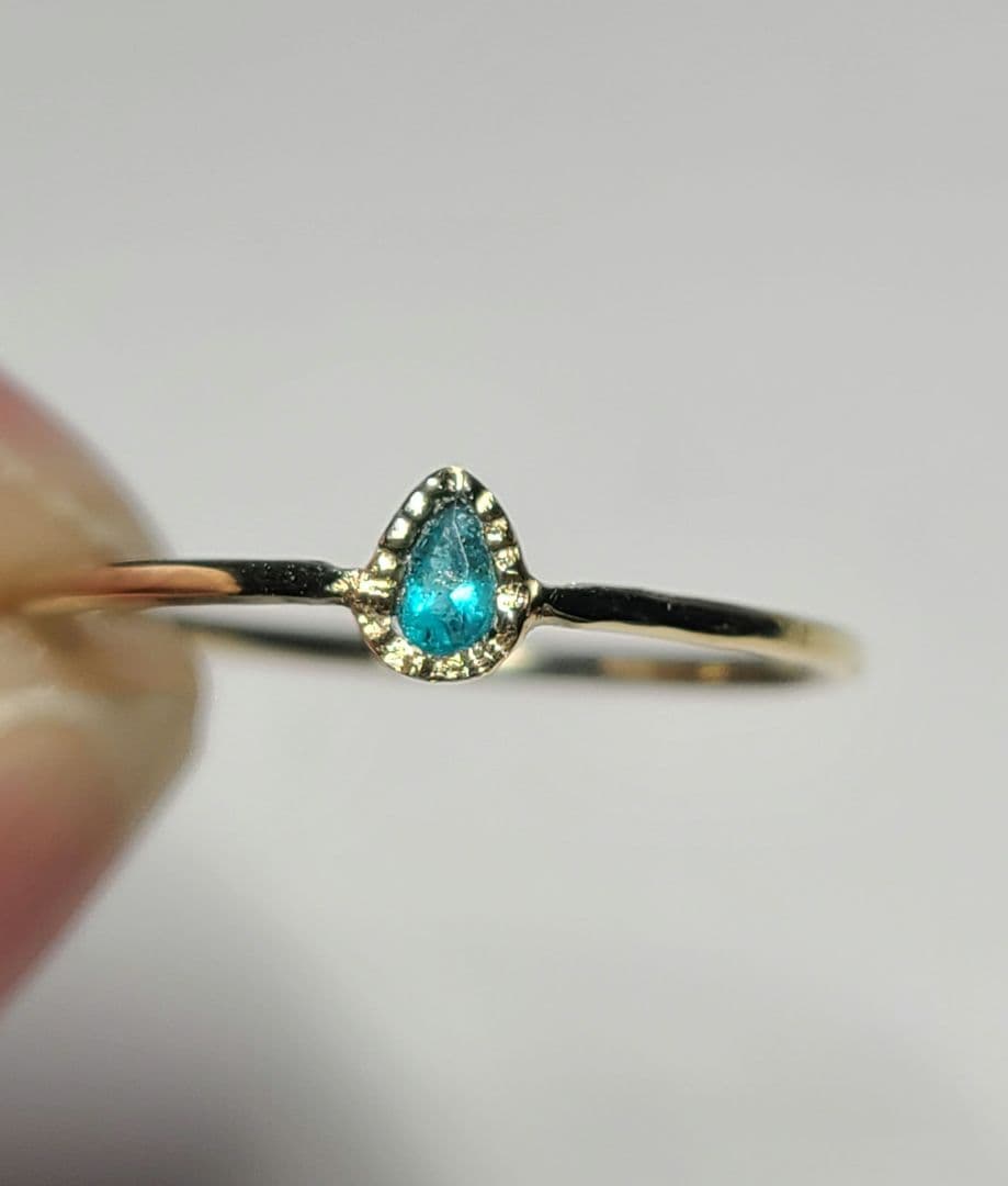 ふうた★ブラジルバターリャパライバトルマリン★リングオーダー