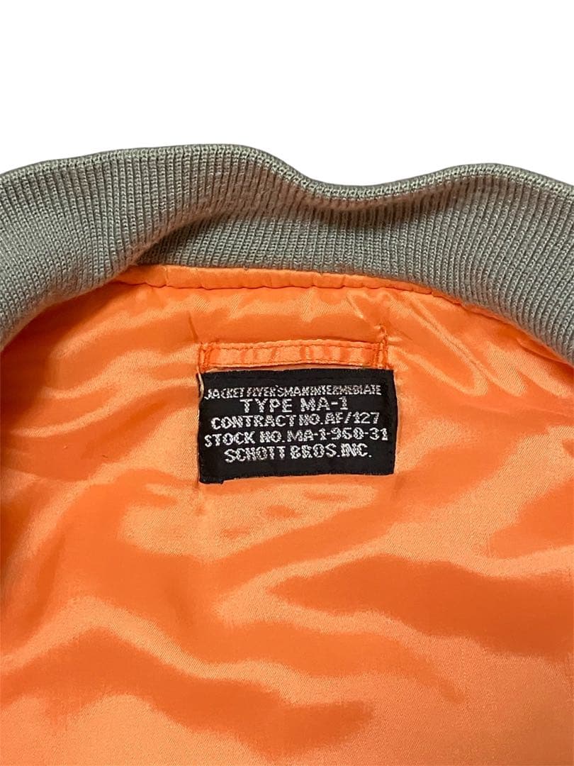 OLD Schott ショット ma-1 ma1 フライトジャケット