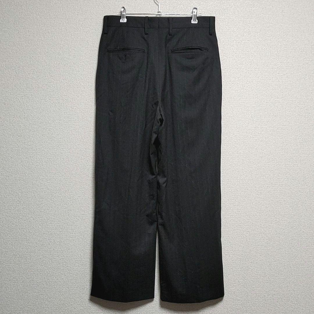 LIDNM　Wool Chalk Stripe Slacks