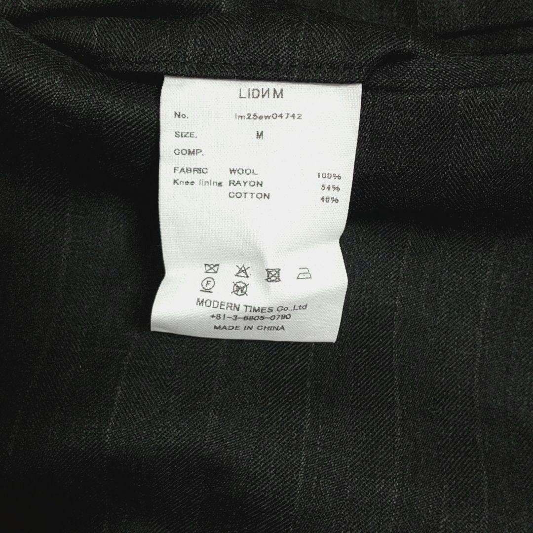 LIDNM　Wool Chalk Stripe Slacks