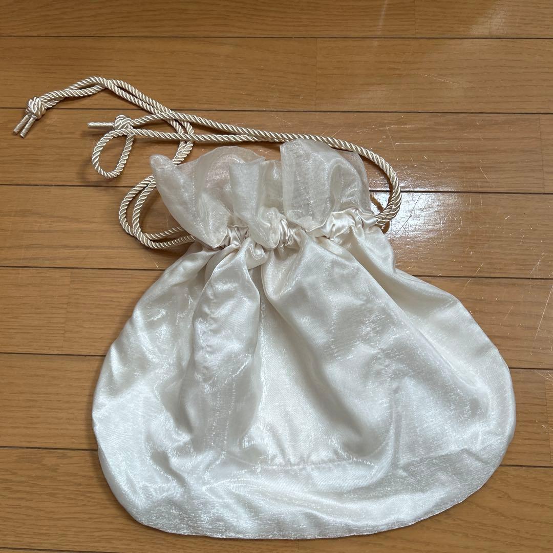 ブライダルインナー　巾着付　美品　1stオーナー