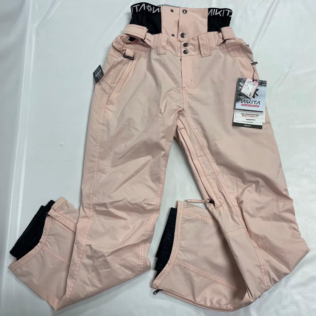 NIKITA スノーボードウェア パンツ L ピンク NWW0F008
