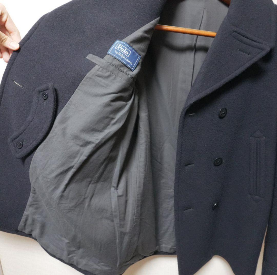 Polo ウールブレンド メルトン ピーコート ラルフローレン