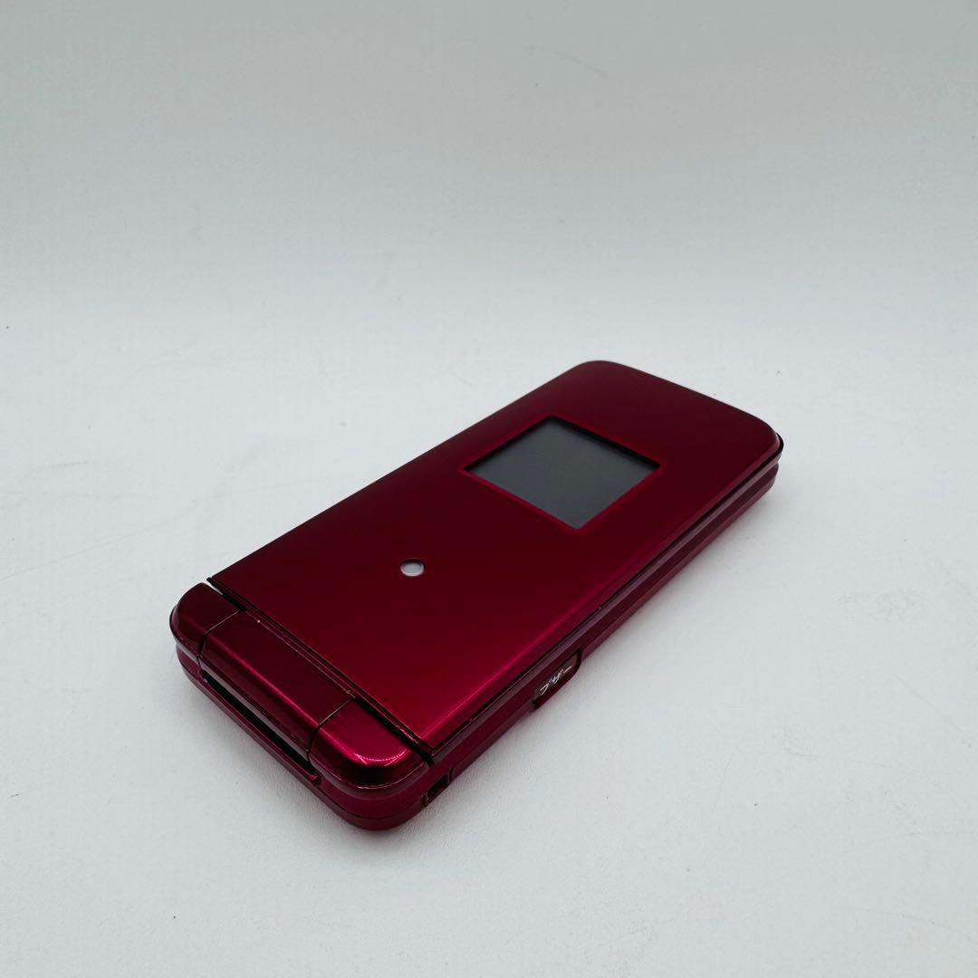 au KYF43 折りたたみ式携帯電話 ワインレッド