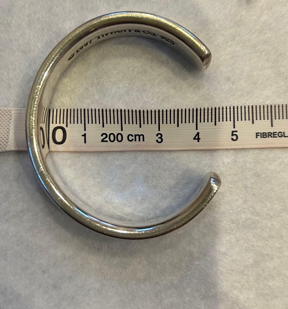 ティファニー　Tiffany 付属品有　925シルバー バングル 1837