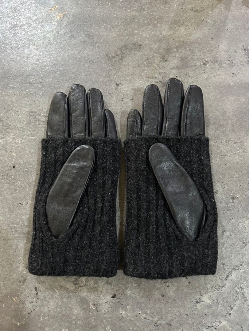 Vivienne Westwood レザーグローブ カフス 黒