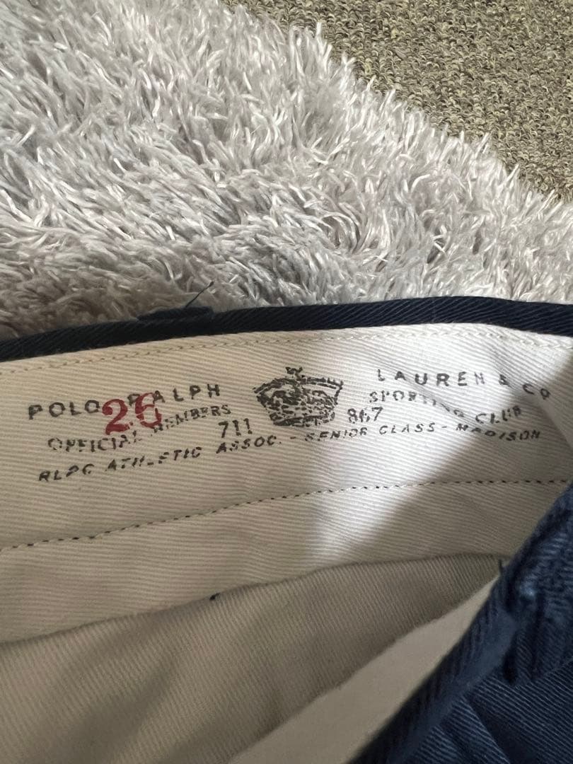 Polo by Ralph Lauren チノパン 32/30 ネイビー