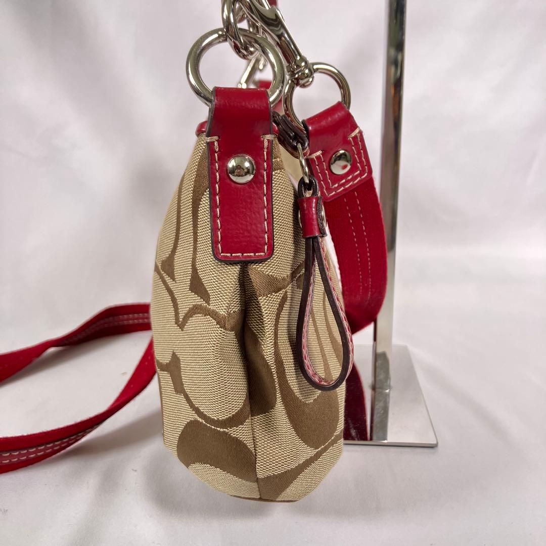 【美品級】COACH 2way ショルダーバッグ F17439 シグネチャー
