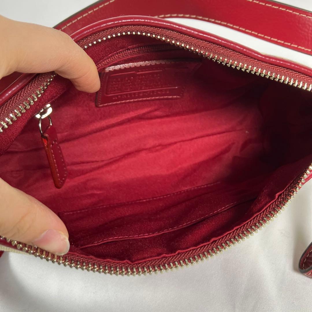 【美品級】COACH 2way ショルダーバッグ F17439 シグネチャー