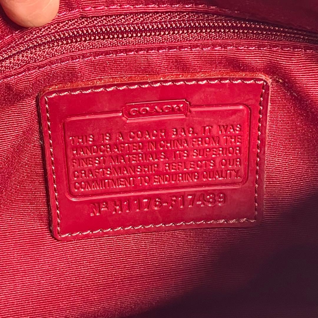 【美品級】COACH 2way ショルダーバッグ F17439 シグネチャー