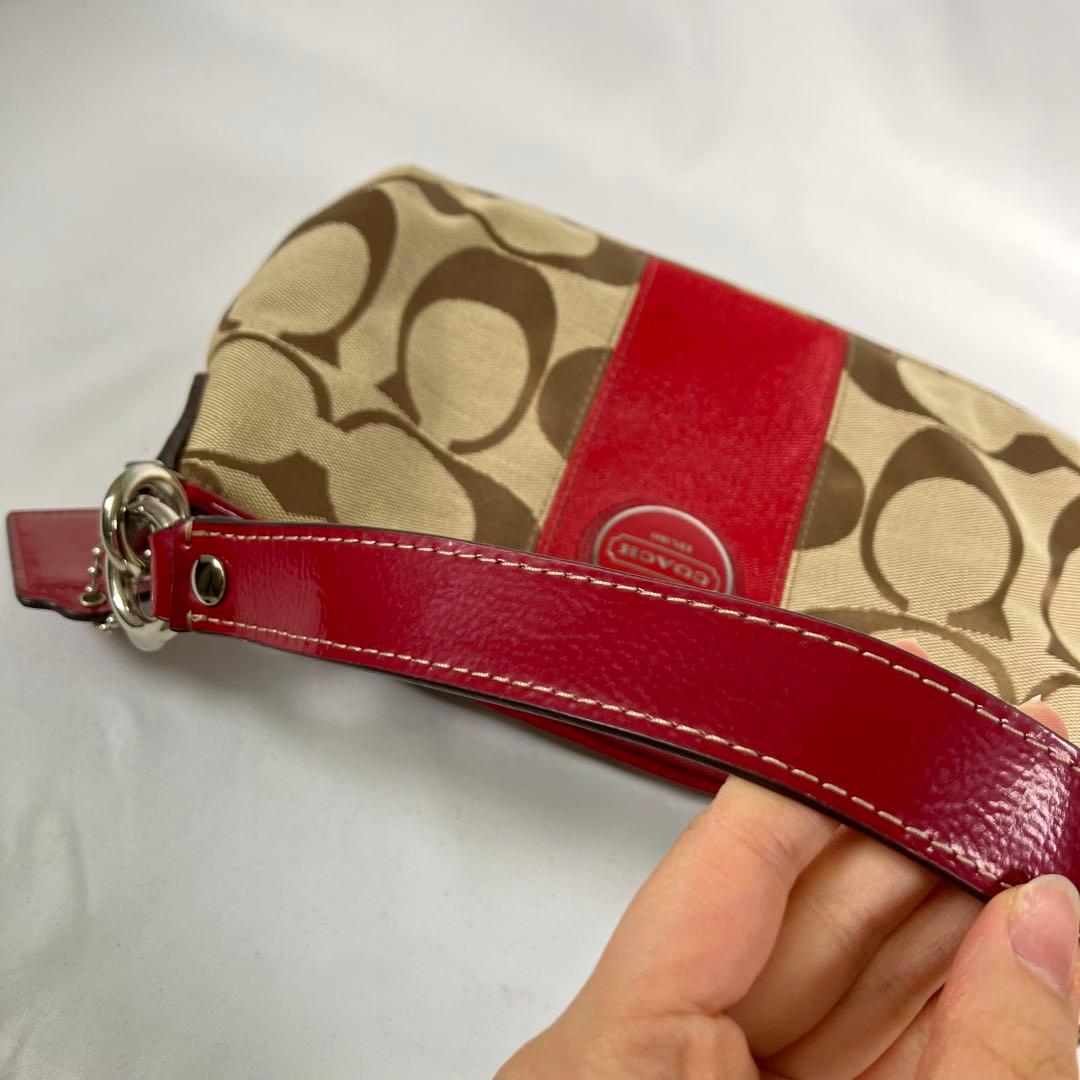 【美品級】COACH 2way ショルダーバッグ F17439 シグネチャー