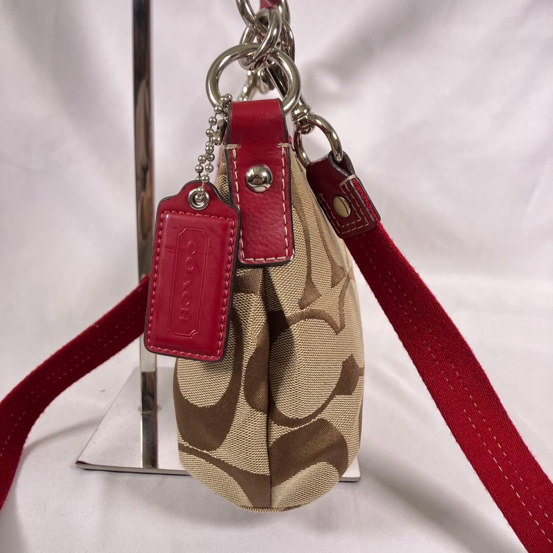 【美品級】COACH 2way ショルダーバッグ F17439 シグネチャー