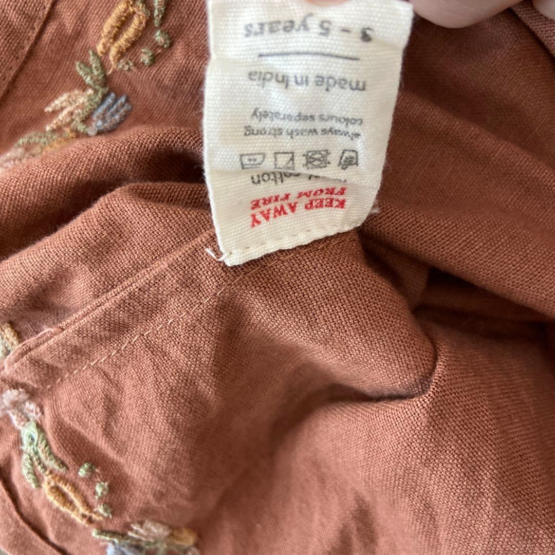 新品 apolina アポリナ 刺繍 ブラウス トップス ジャケット 3-5y