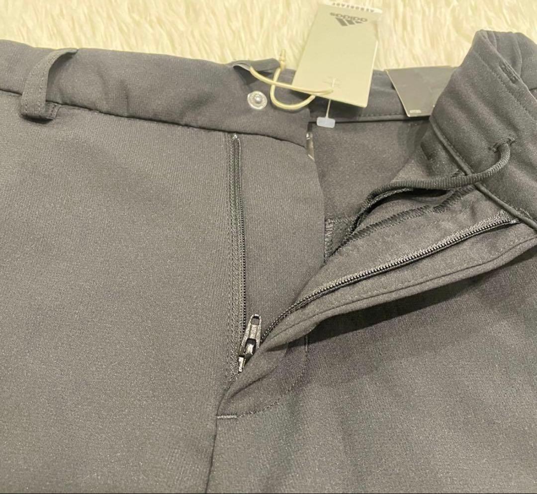 新品 アディダス スーツ 上下セット　ビジネス カジュアル　伸縮　ブラック　M