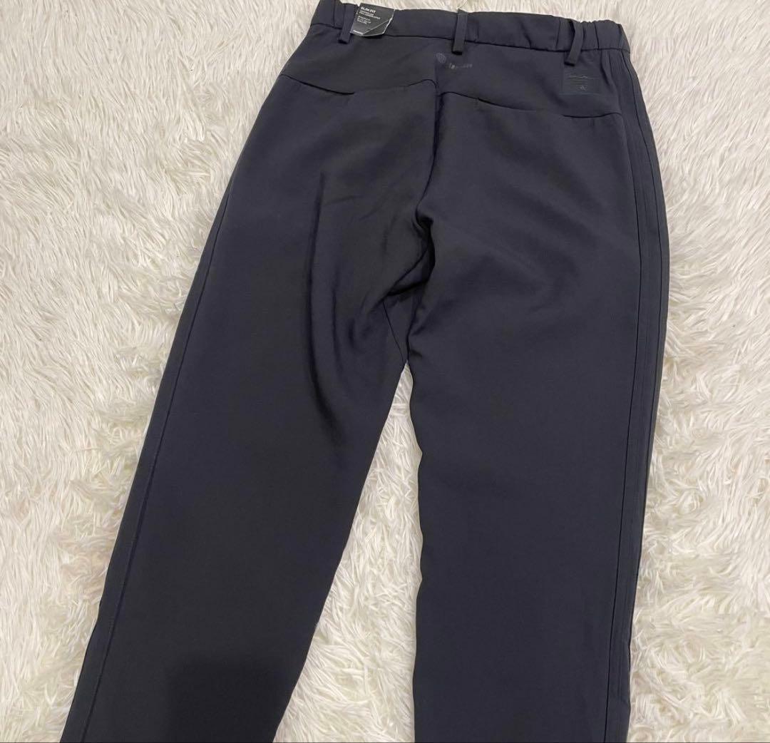 新品 アディダス スーツ 上下セット　ビジネス カジュアル　伸縮　ブラック　M